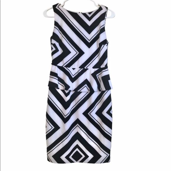 Cache Peplum Sheath Dress Sleeveless Dress Size 2 - Picture 1 of 6